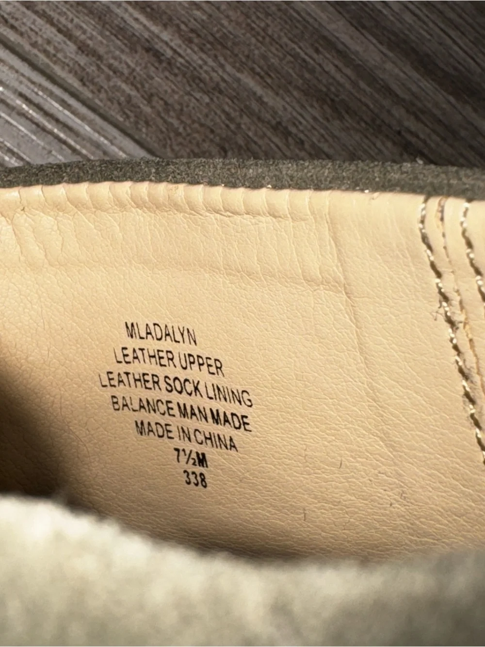 Marc Fisher suede upper
